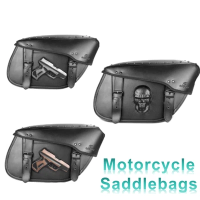 Saddle bag Tool Side bag Storage Luggage Anti-Water Fits For Harley Sportster - Imagem 1 de 4