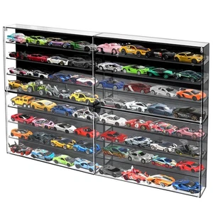 1/64 Scale Model Cars Display Case Wall-Mounted Diecast Toy Car Display Case ... - Picture 1 of 7