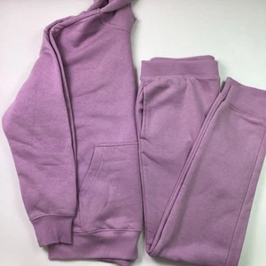Charlie & Scout Youth Unisex Comfy Hoodie & Jogger Set, Purple, Size L 14/16 - Picture 1 of 7