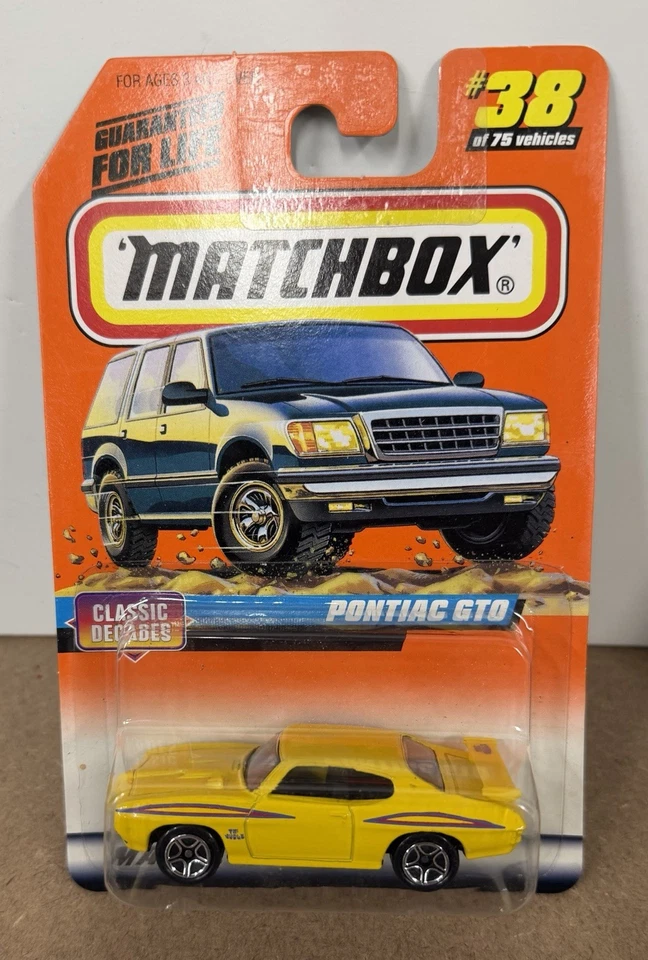 Matchbox Pontiac GTO The Judge Classic Decades Die-Cast Car #38 escala 1:64 B75 Foto 1 de 1