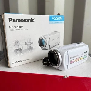 Panasonic HC-V230M White Camcorder Video Camera 50x Zoom 8GB w/Box - Picture 1 of 7