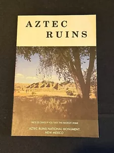 Aztec Ruins National Monument New Mexico Vtg Booklet - Picture 1 of 3