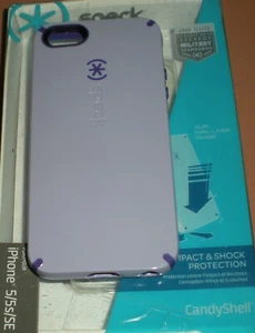 Speck CandyShell Hybrid hard case for iPhone 5/5s, Lavender & Purple, NEW - Picture 1 of 3
