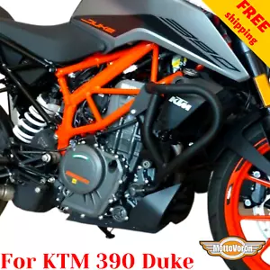 For KTM Duke 390 Engine guard KTM 390 Crash bars (2013-2023) - Picture 1 of 9
