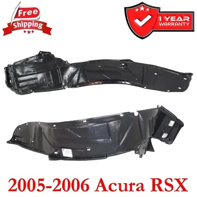 Fender Liner For 2005-2006 Acura RSX Front Left & Right Side Set 2pcs Foto 1 de 4