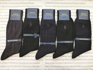 POLO RALPH LAUREN Flat Thin Knit Sock Mens OS Asst Col Textured 1pk Socks BNIP