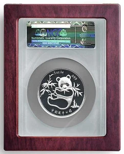 New Certified Coin Glass Lid Large Big NGC Slab / 3-inch Capsule Box ATB Silver - Picture 1 of 6
