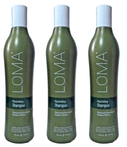 3 X Loma NOURISHING SHAMPOO Sulfate Gluten Soy Free 12 oz ea - Picture 1 of 1