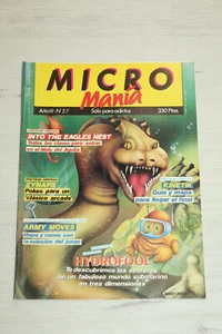 VINTAGE REVISTA "MICRO MANIA" PRIMERA EPOCA 80s Nº27 - Imagen 1 de 1