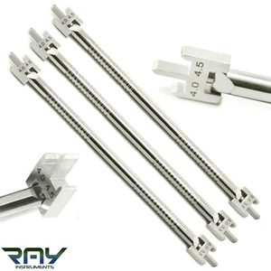 3 piezas Soporte dental Medidor de altura de cabeza móvil Instrumento de ortodoncia - Imagen 1 de 4