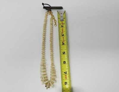 NEW WOMEN'S J CREW GRADUATED MIXED DISC NECKLACE IN NATURAL / TOIRTOISE - Image 1 of 4