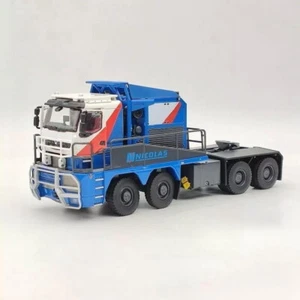 Camion trattore Nicolas Tractomas scala 1/50 blu/bianco pressofuso modello giocattolo regalo - Foto 1 di 6