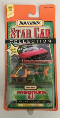 Vintage 1998 Matchbox Star Car Collection Magnum P.I. T.C.’s Helicopter NEW - Image 1 of 2