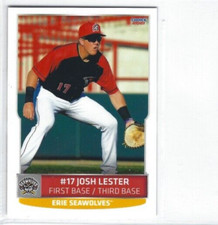 2021 Erie SeaWolves (Double A-Detroit Tigers) Josh Lester