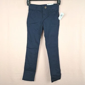 NEW Old Navy Boy Slim Skinny Pants Blue Size 7 Snap Closure - Picture 1 of 9