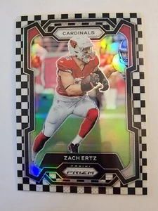 2023 Panini Prizm Black & White Checkerboard SP Zach Ertz #6 Arizona Cardinals - Picture 1 of 2