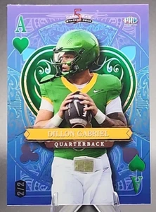 Dillon Gabriel 2/2 2024 Comodín 5 Cartas Sorteo Novato RC Lámina Azul As Marrones SSP - Imagen 1 de 2
