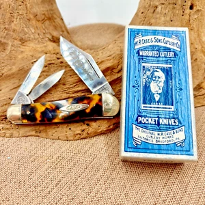 W. R. Case & Sons Classic 19USA92 Tortoise Shell 73043 1/2 Whittler Pocket Knife - Picture 1 of 8