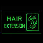 160063 Hair Extension Beauty Salon Open Display LED Night Light Neon Sign