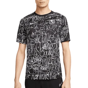 Nike Club America LA Mens Pre-Match Top Relaxed Dri-Fit Black Size Medium - Afbeelding 1 van 9