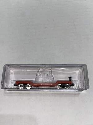 Bachman Lot Of 2 40’ Depressed Car-Safety N Scale and ACF Log Cars - Image 1 of 2