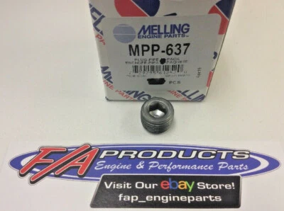 Melling MPP-637 3/8" Pipe X .460" Long With 5/16" Hex Drive Pipe Plugs Sold Each - Image 1 of 4