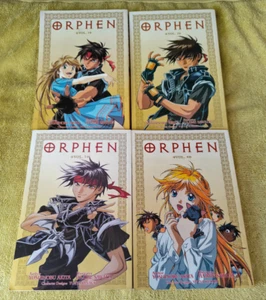 Orphan Manga Lot English Volumes 1-4 Graphic Novel Yoshinobu Akita ADV - Picture 1 of 6