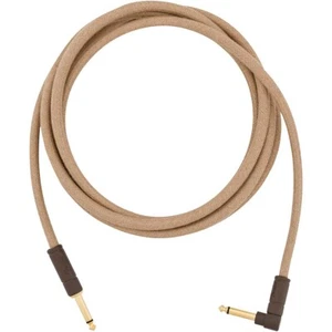 Fender Festival Pure Hemp Straight to Angle Instrument Cable 10 ft. Brown - Picture 1 of 4