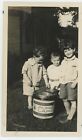 Vintage Photo Backyard Brothers Shield Brand Armour Pure Lard Cooking IL 1940s