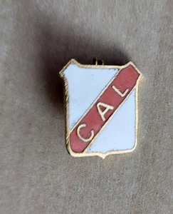 Vintage Club Atlético Lugano CAL brooch Argentina pin badge - Afbeelding 1 van 2