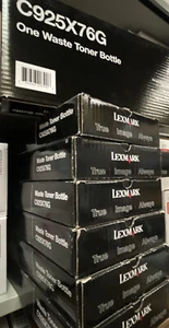 14 X LEXMARK C925X76G (14 Pieces = 129€) Waste Toner Bottle C925 X925 - Photo 1/1