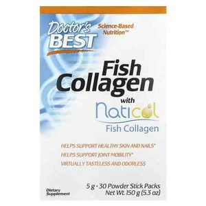 Doctor's Best Fish Collagen with Naticol 30 Powder Stick Packs - Picture 1 of 5