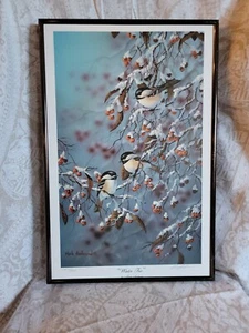 MARK ANDERSON signed and Numbered Print Winter Trio - Picture 1 of 8