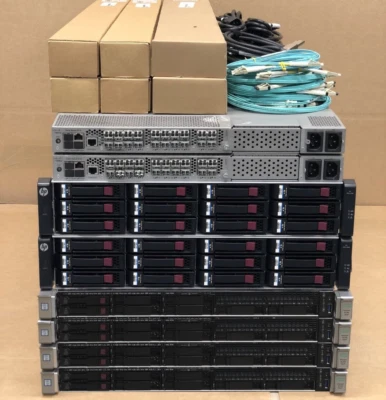 HP MSA 2040 DL360 Gen9 96TB 12G SAS 10Gbit iSCSI 80-Core 1TB SAN Solution - Image 1 of 2