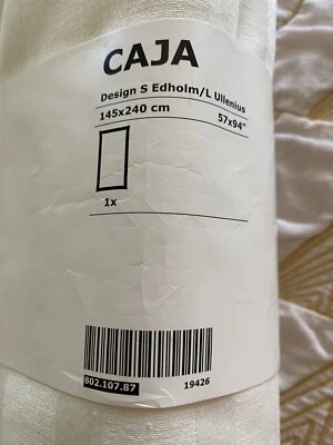 IKEA CAJA White Tablecloth Rectangular 57”x94” 100% Cotton  - Image 1 of 3