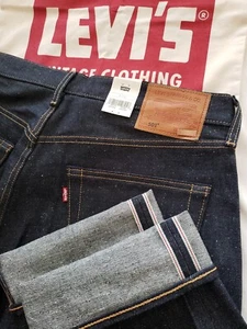 LEVI'S 501 Shrink-to-Fit Raw SELVEDGE "Daffodils" LVC style Jeans W34 inseam L36 - Picture 1 of 21