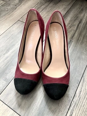 Franco Sarto two tone Gray / Black Suede Heel - Image 1 of 4