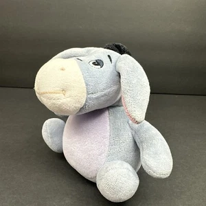 Vintage Gund Disney Baby Eeyore Plush Rattle Toy Winnie The Pooh Infant Toy EUC - Picture 1 of 14