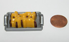 Playmobil miniature maison de poupée cuisine plateau de cuisson argent avec tarte aux poires - C26