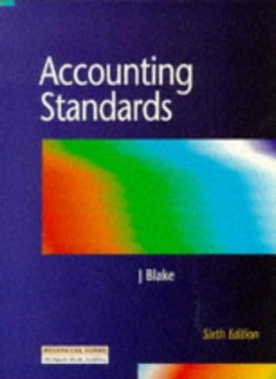 Accounting Standards By Prof John Blake - Image 1 of 1