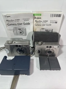 Canon PowerShot Digital ELPH S200 2.0MP Camera, Charger, Case, Manual - Picture 1 of 6