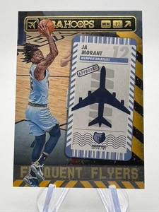 2021-22 Hoops #14 Ja Morant Frequent Flyers Holo Memphis Grizzlies (LS) - Picture 1 of 2