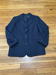Arrow Boys Blazer Size Youth 18 Navy Blue 3 Button Sport Jacket Regular Fit - Picture 1 of 5