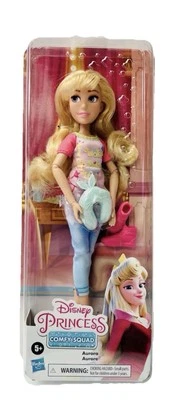 Boneca Disney Princesa Confortável Esquadrão Aurora Bela Adormecida HTF NOVA - Imagem 1 de 2