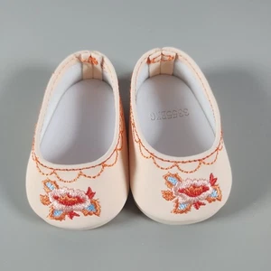 American Girl Josefina Slippers Beforever New Embroidered - Picture 1 of 4