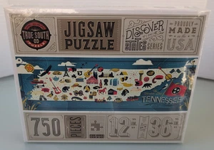 True South Puzzle Co. Tennessee 750 pc. Puzzle 12" X 36" NEW SEALED - Picture 1 of 7