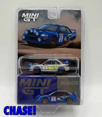 Mini GT Chase #975 Subaru Impreza WRC98 1998 Rally Monte Carlo 3rd Place #3 - Image 1 of 2