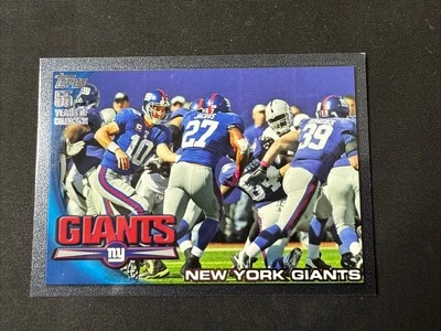 🔥New York Giants 2010 Topps borde negro #'d/55! SSP!🔥 Foto 1 de 2