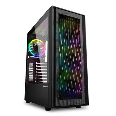 Sharkoon PC Gehäuse RGB Wave ATX schwarz - Bild 1 von 4