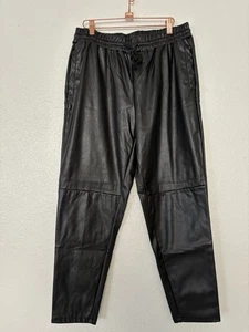 Pantalones negros de cuero sintético CI Sono para mujer talla XL - Imagen 1 de 10
